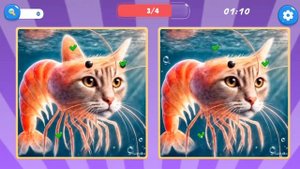 Бесплатная игра Поиск отличий: Итальянские животные
