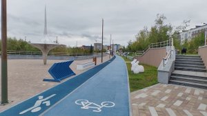 2025 09 09 , Набережная Озеро Безымянное , Город Новый Уренгой !!! Осенний День ☀️🍁🍂 Год 2025