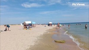 АНАПА пляж ВИТЯЗЕВО сегодня 9 сентября 2025. Море и погода в Анапе сейчас. Есть ли мазут на пляжах?