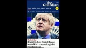 ‼️🇬🇧Борис Джонсон торговал связями премьера ради личного обогащения, —  The Guardian