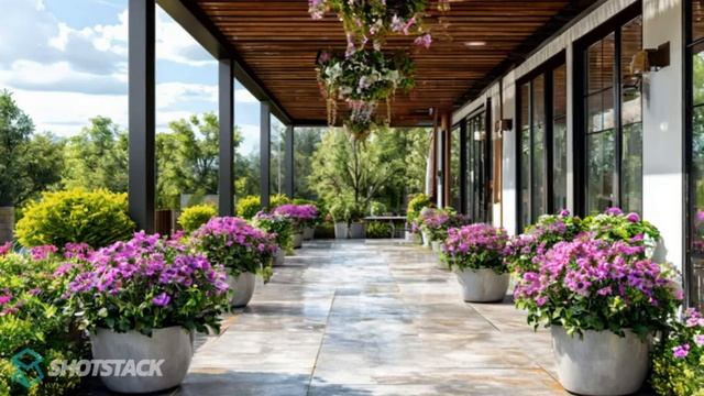 🌸 Преобрази террасу с яркими петуниями в подвесных к? смотреть онлайн