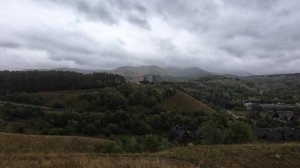 Кисловодск. Дождь, гроза, пешая прогулка под зонтом. Гора Пикет, парк и пр. Ленина. 1 часть.