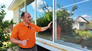 Раздвижное остекление беседки