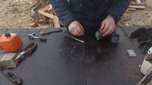 Заводится и глохнет  бензопила STIHL, простой ремонт сво?