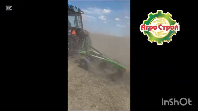 Плуг навесной ПЛН-3-35. Видео в работе по целине. смотреть онлайн