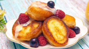 Пышные оладьи на кефире, рецепт вкусных оладий без яиц