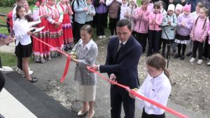 Открытие модернизированной детской библиотеки в селе Аликово