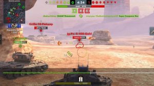 Tanks Blitz. KPABOTRON. Carro 45t Глитч. Накрабил фрагов.