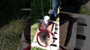 Шкив на мотоблок для снегоуборщика. Часть 1