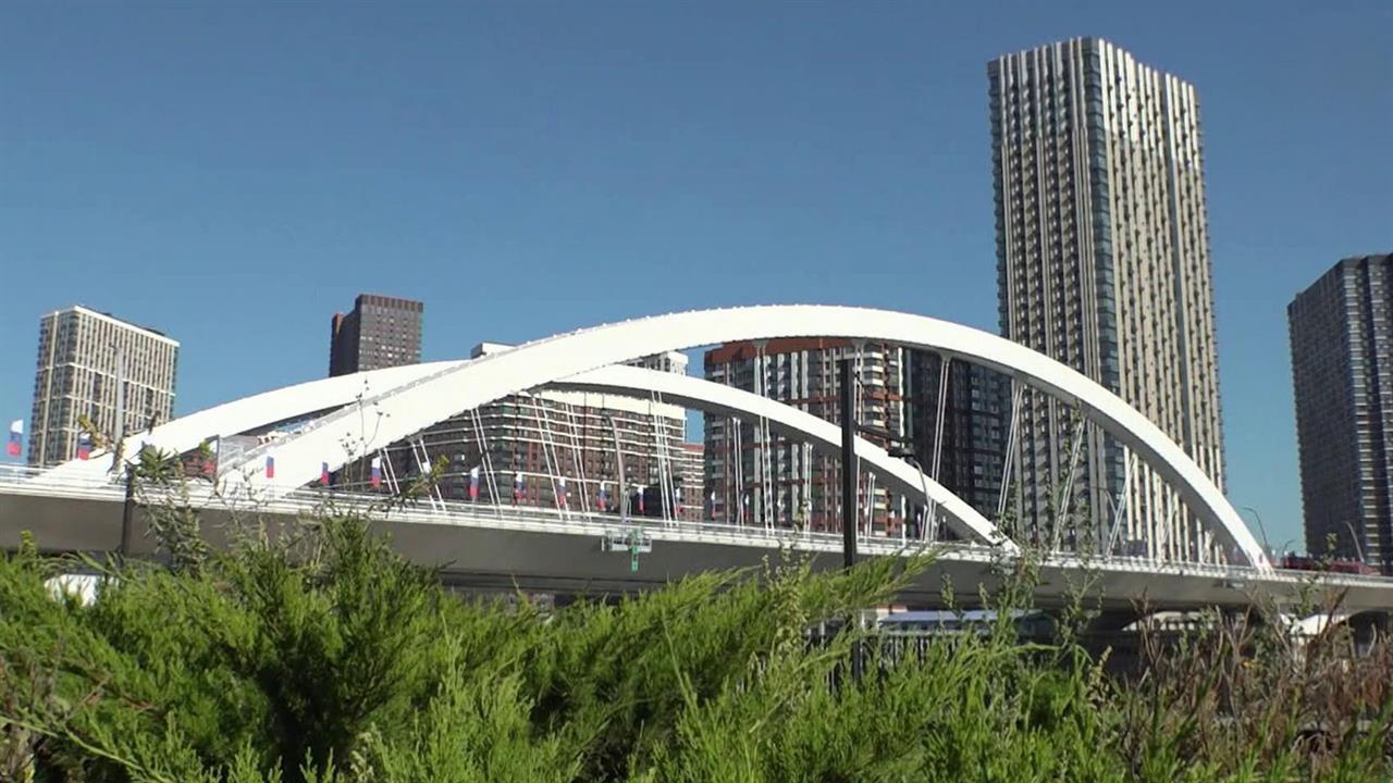 Новый мост через Москву-реку связал Шелепихинскую набережную с Филевской поймой