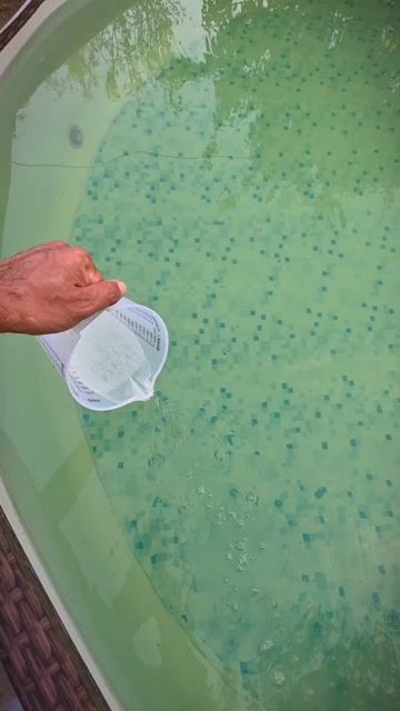 💧Залил перекись в бассейн. Смотрите результат! #бассейн #перекисьводорода #лайфхаки смотреть онлайн