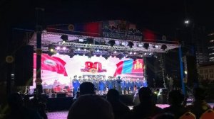 Смуглянка.   Улан - Батор. Площадь Сухэ - Батора. Монголия.