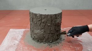 Как сделать цветочный горшок в форме дерева из цемент?