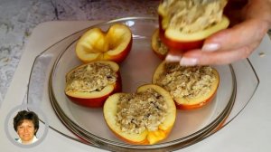 Вкусный ароматный десерт из яблок - Нежные запеченные