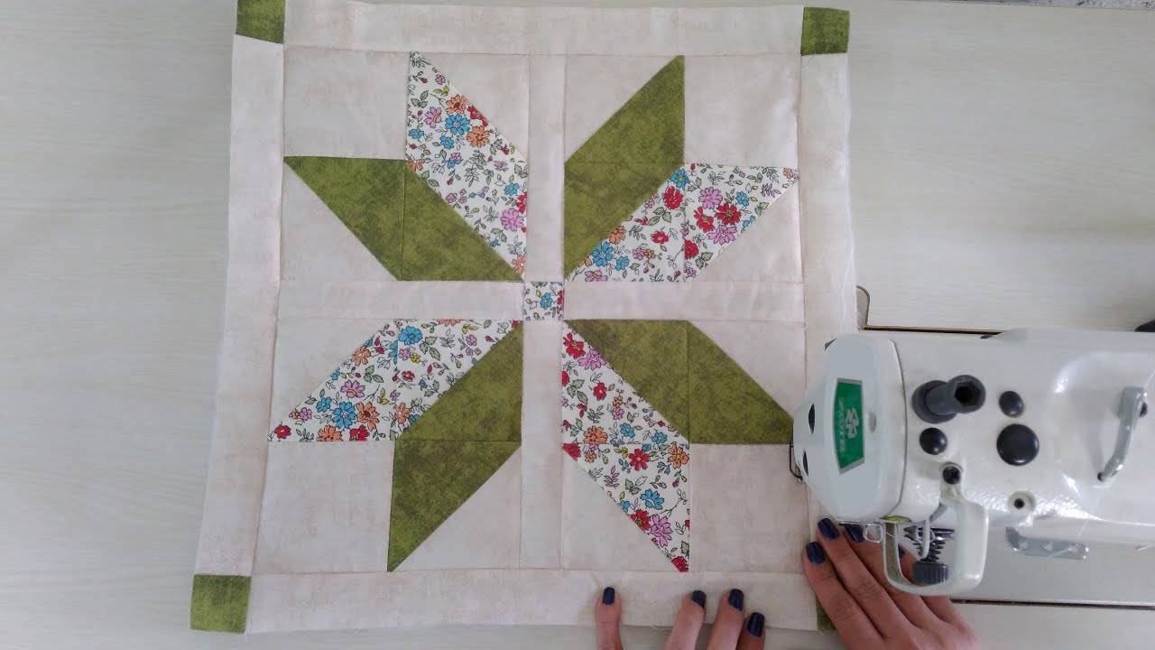 Самое быстрое лоскутный блок с цветочком! смотреть онлайн