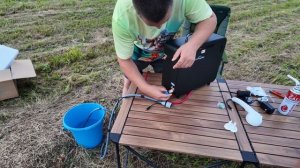 ПОРТАТИВНЫЙ ДУШ ДЛЯ КЕМПИНГА И НЕ ТОЛЬКО ,НУЖЕН ТОЛЬКО