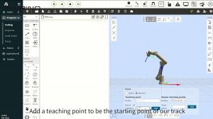 Команда создания сплайна для робота FR