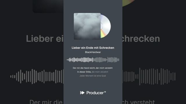 Lieber ein Ende mit Schrecken