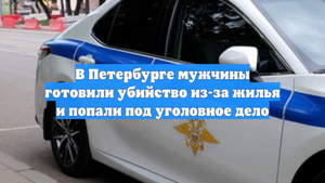 В Петербурге мужчины готовили убийство из-за жилья и попали под уголовное дело