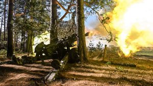 Расчеты гаубиц Д-20 уничтожили скопление пехоты ВСУ вблизи Часова Яра