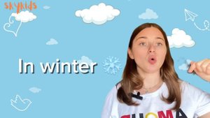 "Времена года на английском языке для детей | Учим:  Зим