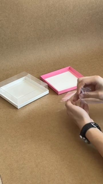 КП65 Видео сборка коробки с розовым дном! #коробка #diy #к? смотреть онлайн