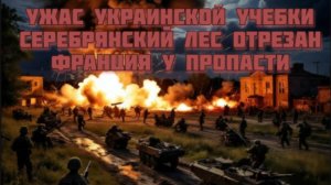 Новости СВО Сегодня- ужас украинской учебки. Серебрянский лес отрезан. Франция у пропасти