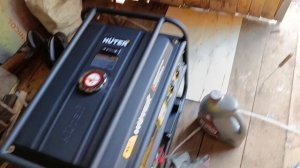 ГЕНЕРАТОР Huter 5.5. ПЕРВЫЙ ЗАПУСК И НЕБОЛЬШОЙ ОБЗОР.