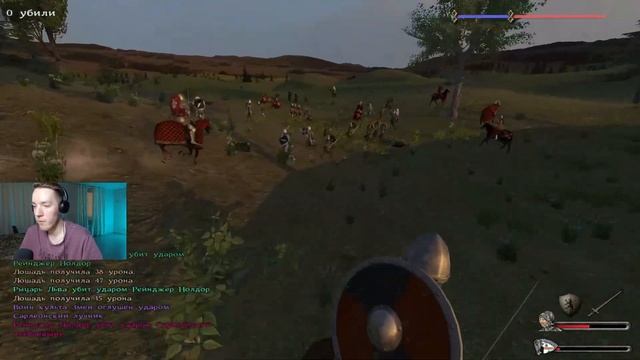 1vs50 тяжёлых рыцарей, НО сначала купим топ лук! Mount and Blade: смотреть онлайн