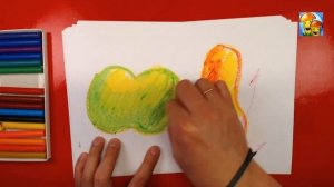 Как нарисовать ГРУШУ и ЯБЛОКО просто для детей