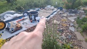 14.07.25.  Дорожка из бетона своими руками. Дыни и арбузы в