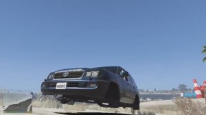 Toyota Land Cruiser 100 VX cупер легендарный внедорожник на века и украли колёса в гта 5