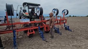 Укладка капельной ленты для системы капельного ороше?