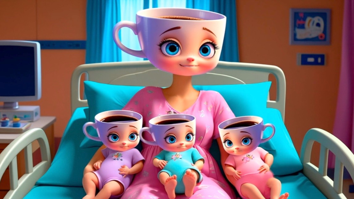 Балерина Капучино ждет тройню — три маленьких капучино-малыша смотреть онлайн