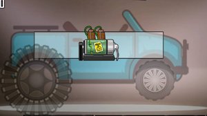 Супер-машина в Hill Climb Racing.