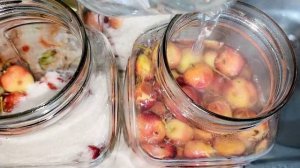 КОМПОТ ИЗ РАНЕТОК ИЛИ РАЙСКИЕ ЯБЛОЧКИ НА ЗИМУ.🫙🍎🍏
