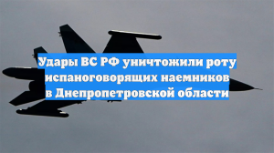 Удары ВС РФ уничтожили роту испаноговорящих наемников в Днепропетровской области