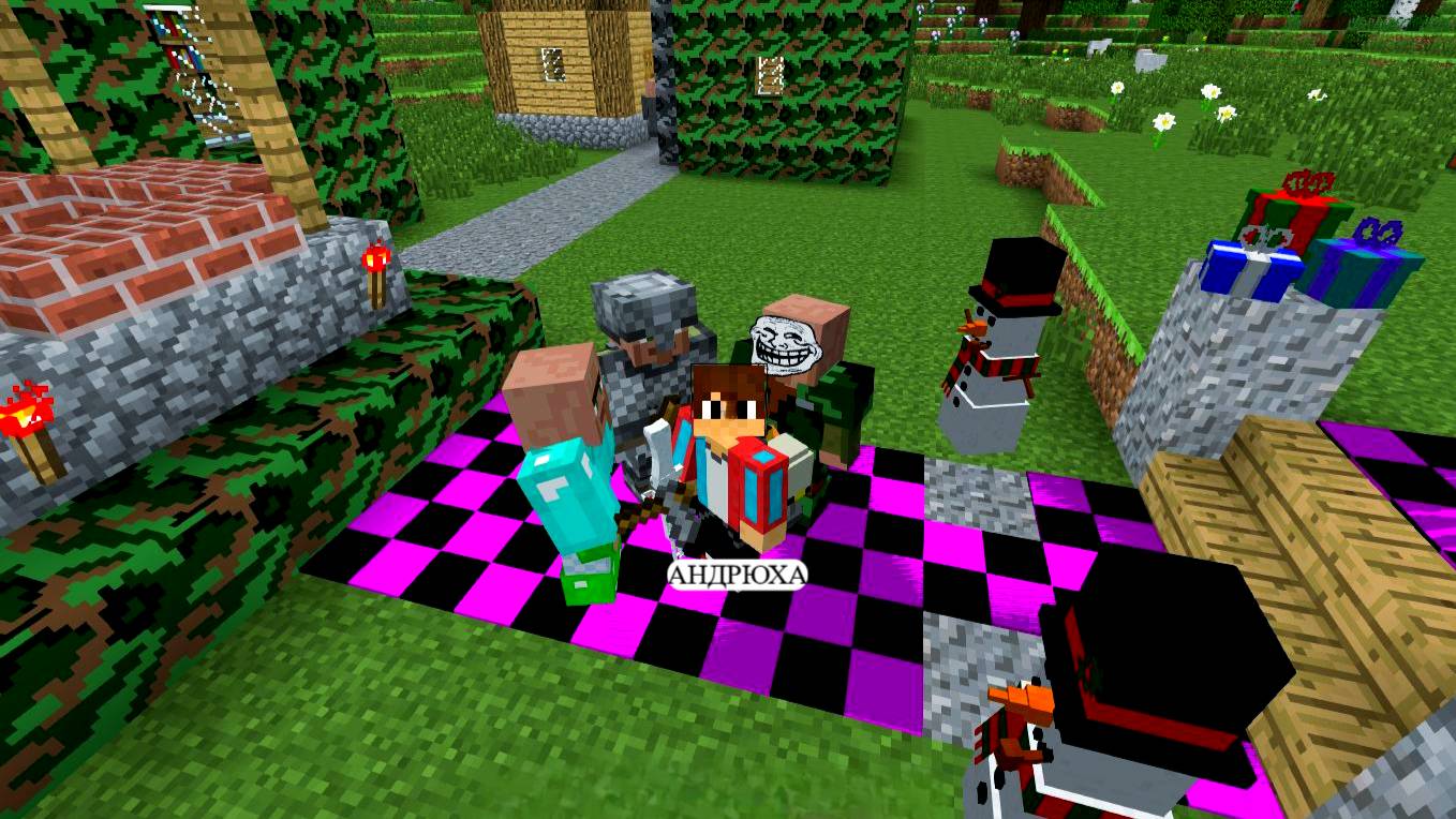 Мой житель теперь лучник в майнкрафт Minecraft! 🏹