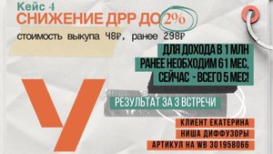 Кейс 4. Стоимость выкупа из 298 руб. В 48 РУБ. ЗА 3 ВСТРЕЧИ