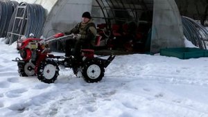 Минитрактор 4x4 на базе мотоблока Shtenli 1900 с пониженной п