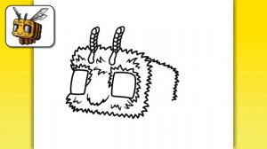 КАК НАРИСОВАТЬ ПЧЕЛА из Фильм Майнкрафт (2025)