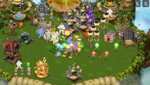 Мои поющие монстры остров растений.