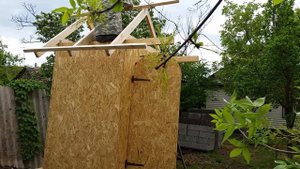 Красивый дачный туалет без запаха