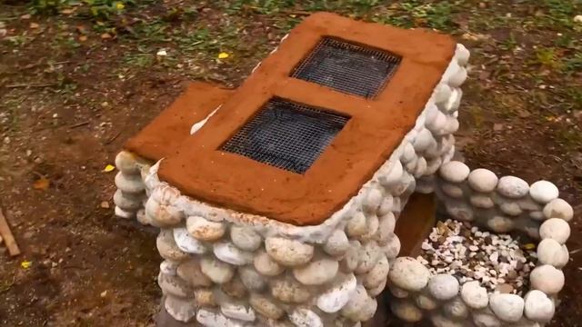 Як зробити піч-гриль своїми руками | Проста ідея для да смотреть онлайн