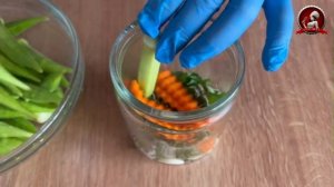 Маринованная бамия со специями