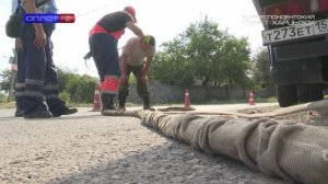 Ремонт водовода на Бардина