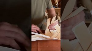 Плетение наборыша из сосновой дранки. Сергей Кузнецов