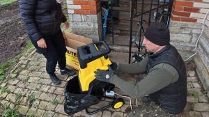 Садовый измельчитель ESH-4000 HUTER #обзор #распаковка #изме?