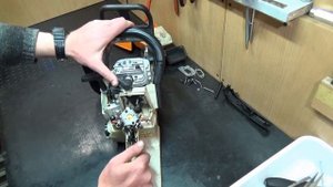 Ремонт Stihl MS 240 Фінішні штрихи після капіталки власник