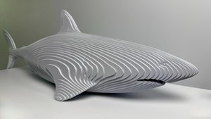 Фарфоровая акула алюминий толщиной 4 мм полимерное покрытие 68 деталей